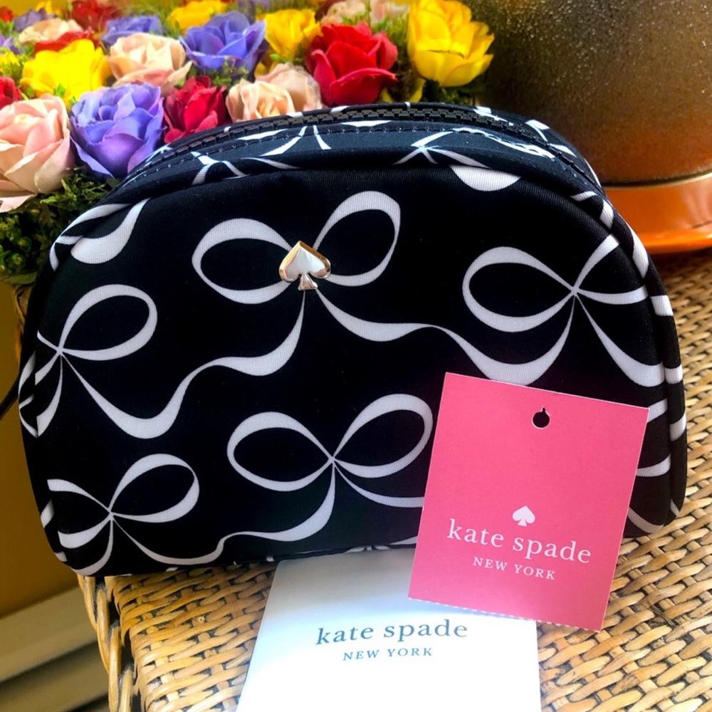 KATE SPADE ♠️ NY MAKEUP COSMETIC TRAVEL BAG NWT